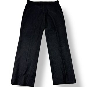 BALLIN Dark Gray Comfort-EZE Wool Cashmere Blend Dress Pants Men's Size 33x30